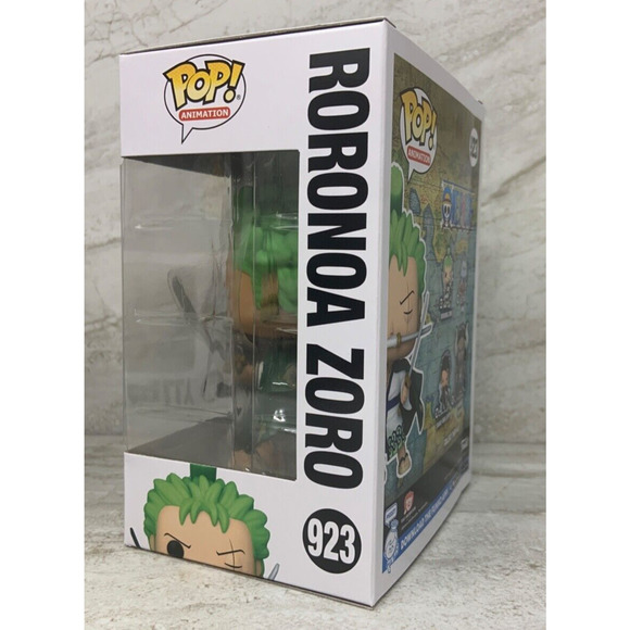 Funko Pop! Animation: #923 One Piece - RORONOA ZORO Vinyl Figure w/ Protector - Picture 3 of 7
